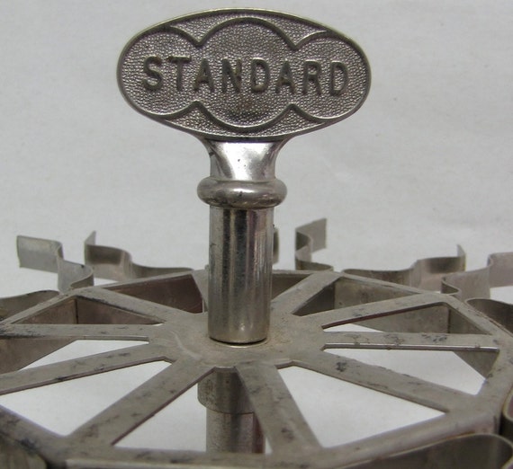 Vintage Industrial Standard Stamp Rack