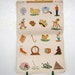 Vintage 3ft by 2ft School House Flash Card 1950s Cute childrens room decor print poster