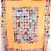 Vintage Feedsack Quilt Top 1930s 40s