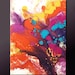 Original Abstract Painting 18x24 Contemporary Modern Fine Art by Destiny Womack - dWo - JOY