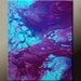 Purple & Blue Abstract Art Print Matted Contemporary Fine Art Prints by Destiny Womack - dWo - Against All Odds
