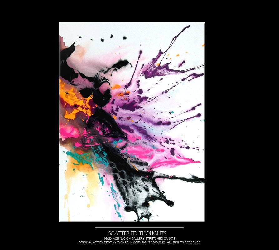 Abstract Art Painting Contemporary Modern Original Canvas Art