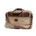 vintage canvas & leather weekend travel bag