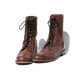 size 9.5 Two Tone Leather Justin Ankle Boots