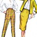 Vintage Sewing Pattern 1950s McCall's 4942 Skinny Pants, Low Cut Blouse, Sheath Skirt and Jacket Size 16 Bust 36