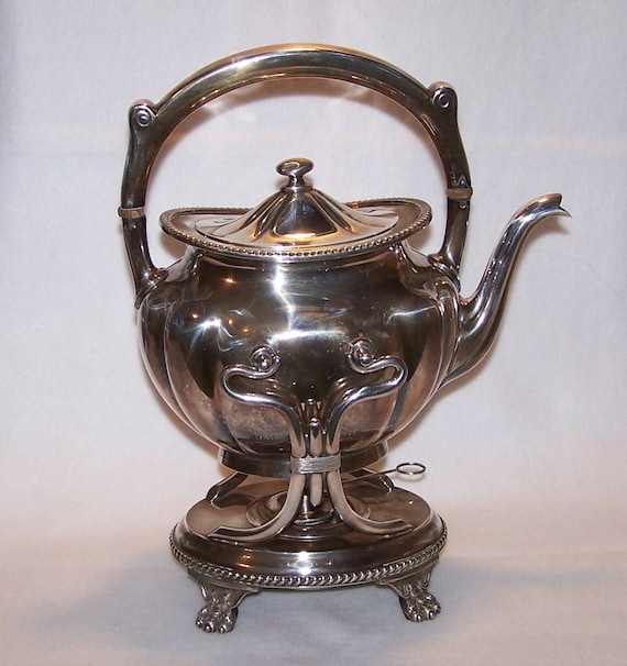 SALE Tilting Gorham Co Silver Soldered Teapot