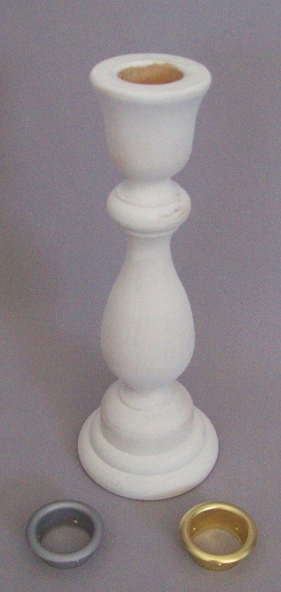 13 6 inch unfinished wood candle holders already by janusdesigns