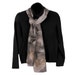 Hand dyed silk: Italian Marble, done with organic materials