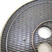 Huge Textured Bronze Metal Button