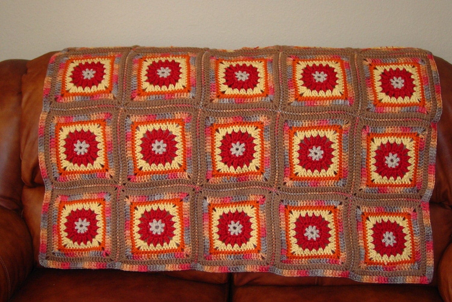 Desert Sunset Afghan PDF Crochet Pattern