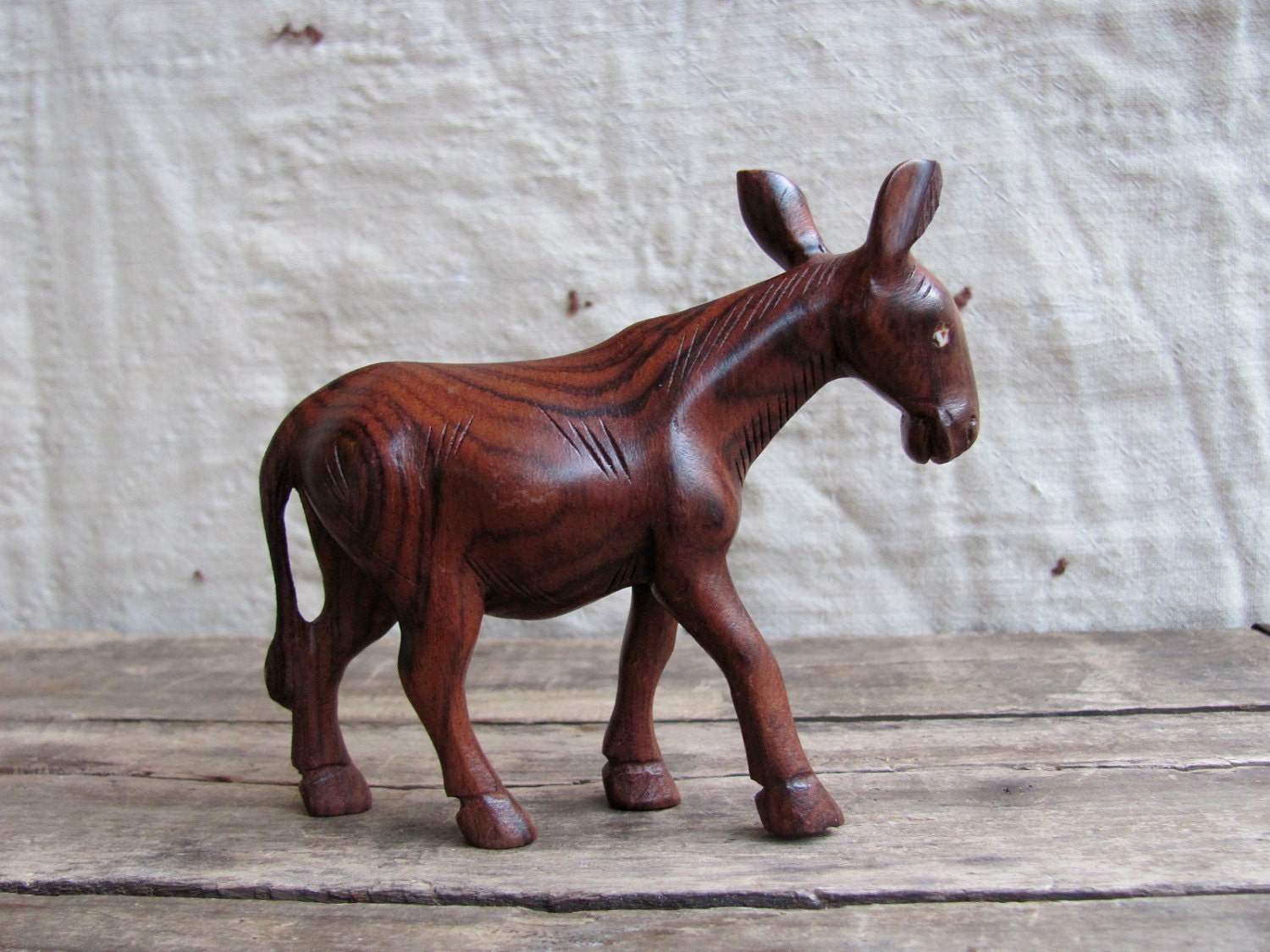 wooden art figurine