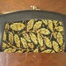 Vintage Black Carpet Bag Tapestry Style Wallet