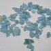 SALE--going out of business--Greenish Blue Apatite Gemstone Crystals---15 grams, make your own jewelry etc.
