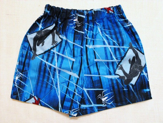 Items similar to Boys Boxers Shorts, (1Pair) Spiderman Boxers Shorts ...
