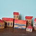 Vintage building blocks 8 buildings