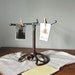 Vintage garden sprinker note rack message photo paper display organizer or jewelry display stand with three arms - garden sprinkler