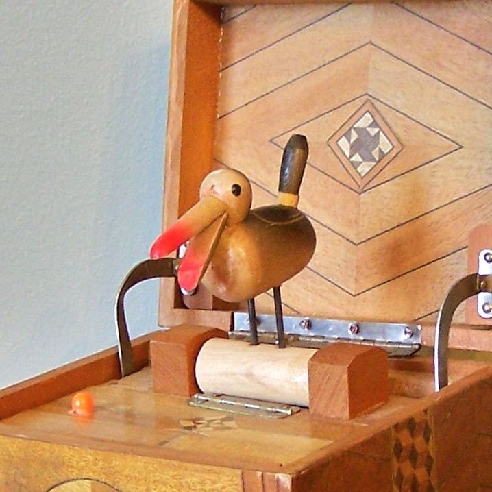 Vintage BIRD cigarette holder dispenser