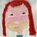 She was grumpy - original painting on paper no 193