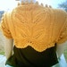 Marigold Hand Knitted Shrug Original in Size Sm / Med