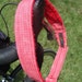 Adjustable Sweatband / Headband - Red Dots