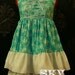 Babydoll Dress with GLOW IN THE DARK Butterfly Print XS\/S