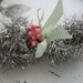 sparkling silver tinsel garland