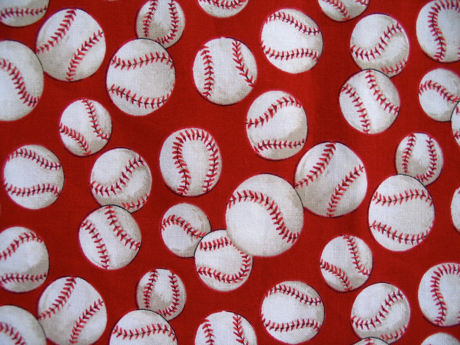Baseball fabric cotton Baseballs and Baseball Bats Cotton Fabric. Baseballs and Baseball Bats Cotton Fabric in not a licensed fabric. This fabric is great for quilti.
