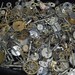 2 1/2 oz Vintage Watch movements parts cogs gears Steampunk 70 grams Z25