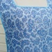RESERVED for Patti C. Vintage Apron Blue Paisley Full Bib Cobbler X Large