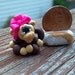 OOAK - Polymer Clay Miniature - Girlie MONKEY