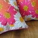 Vintage Vera Neumann Graphic Pop Art Style Pillow