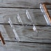 Modern Clear Serving Tray with Bamboo Handles