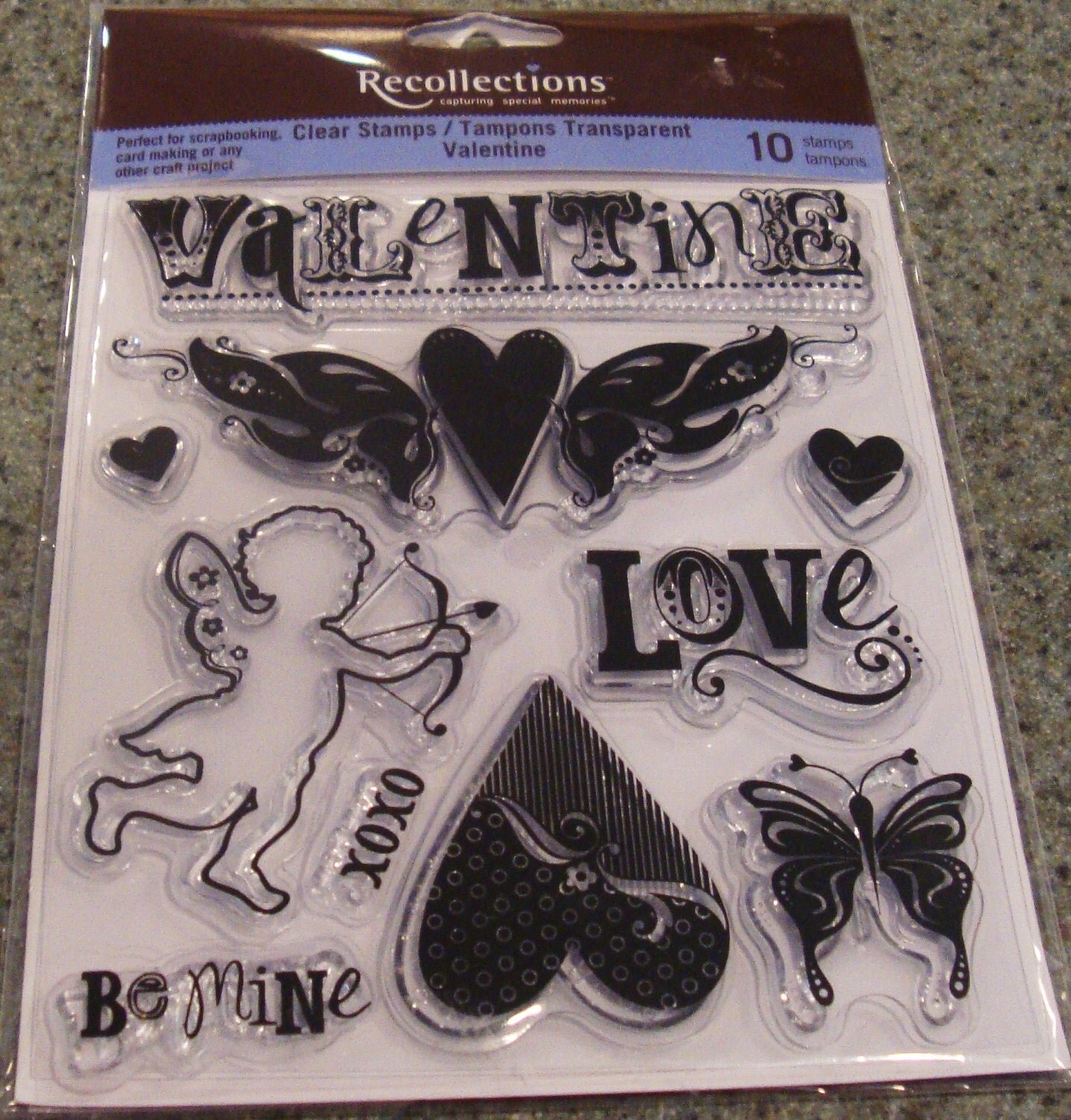 Clear Stamps by Recollections Valentine