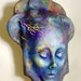 Goddess Of The Storm Mask Face Sculpture