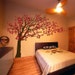 Cherry Blossom Tree - Blowing in the Wind - Wall Decals - Your Choice of Colors