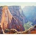 ORIGINAL OIL PAINTING Zion Canyon Utah by Graham Gercken