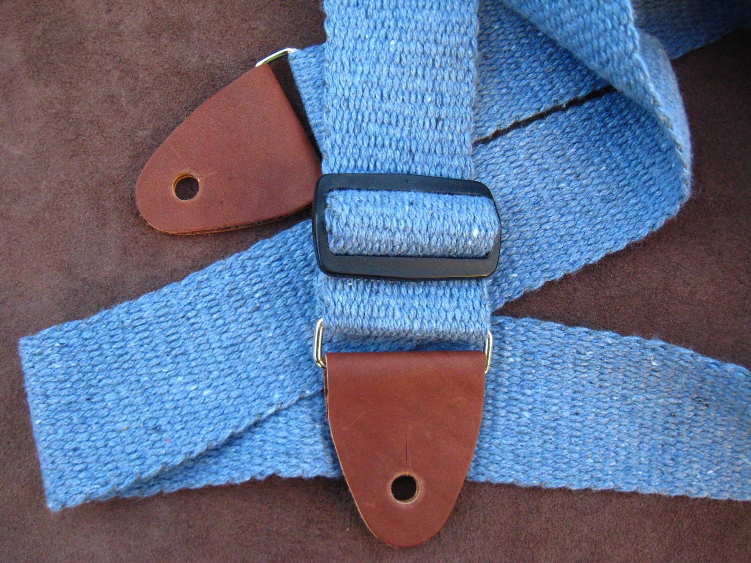 Recycled Blue Jeans Guitar Strap