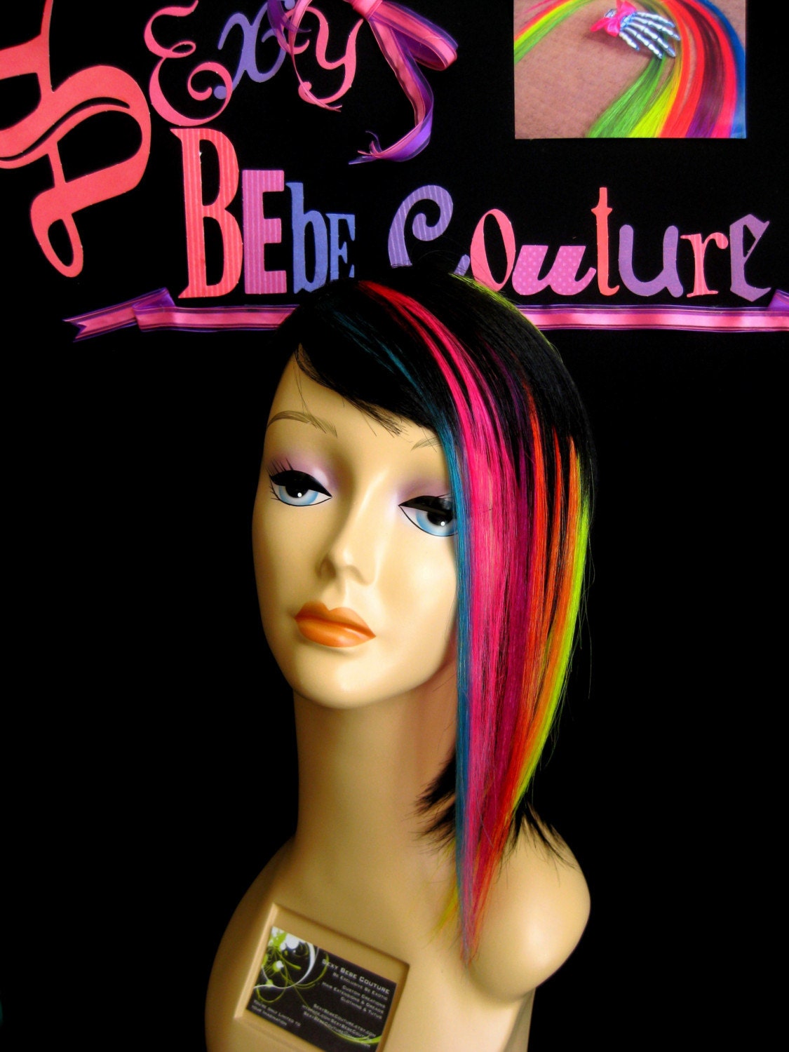 NEON RAINBOW Hair Extensions