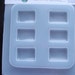 Deep Flex Resin Jewelry Mold Featuring 6 Rectangles No. 412