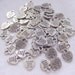 Silver Tag Charms Hand Made With Love 490 Pieces RESERVE for Bailey