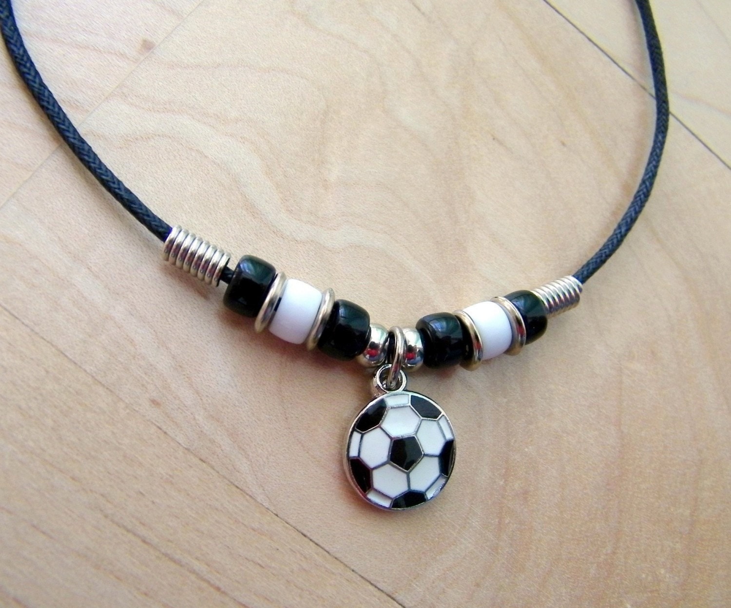 Soccer Necklace for Boys and Girls Soccer Ball Charm in