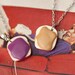 ON RESERVE Best Friends Necklace Set - Peanut Butter and Jelly Sandwich Handmade by Roscata