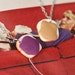 ON RESERVE Best Friends Necklace Set - Peanut Butter and Jelly Sandwich Handmade by Roscata