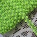 17 Yards Wholesale Lot Tiny Bright Lime Green Puff Trim For Sewing And Scrapbooking