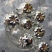 10 Fancy Mercury Glass Christmas Garland Beads Handmade In Czech Republic