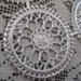 Dresden Trim Silver Medallions Halos Made In Germany 4 Die Cuts Christmas