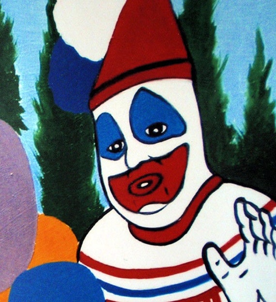 John Wayne Gacy painting John Wayne Gacy 16 x 20 print by