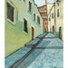 SALE Mexican original painting, City scene in Mexico, Mexican art, cityscape, 24 x 20, titled Go On Up, ORIGINAL PAINTING on canvas