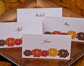 Printable Thanksgiving Placecard Food Sign: Digital Autumn Dahlia Placecards by Belleza e Luce Il_170x135
