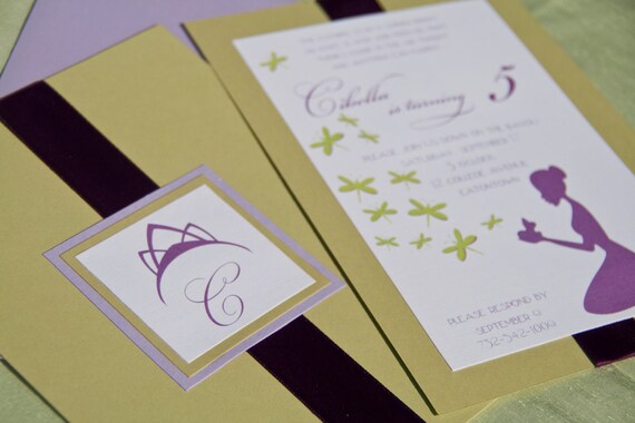 Princess Frog Birthday Party Invitations | Elegant Bayou Frog Princess Invitation | Birthday Invites Deposit Il_570xn